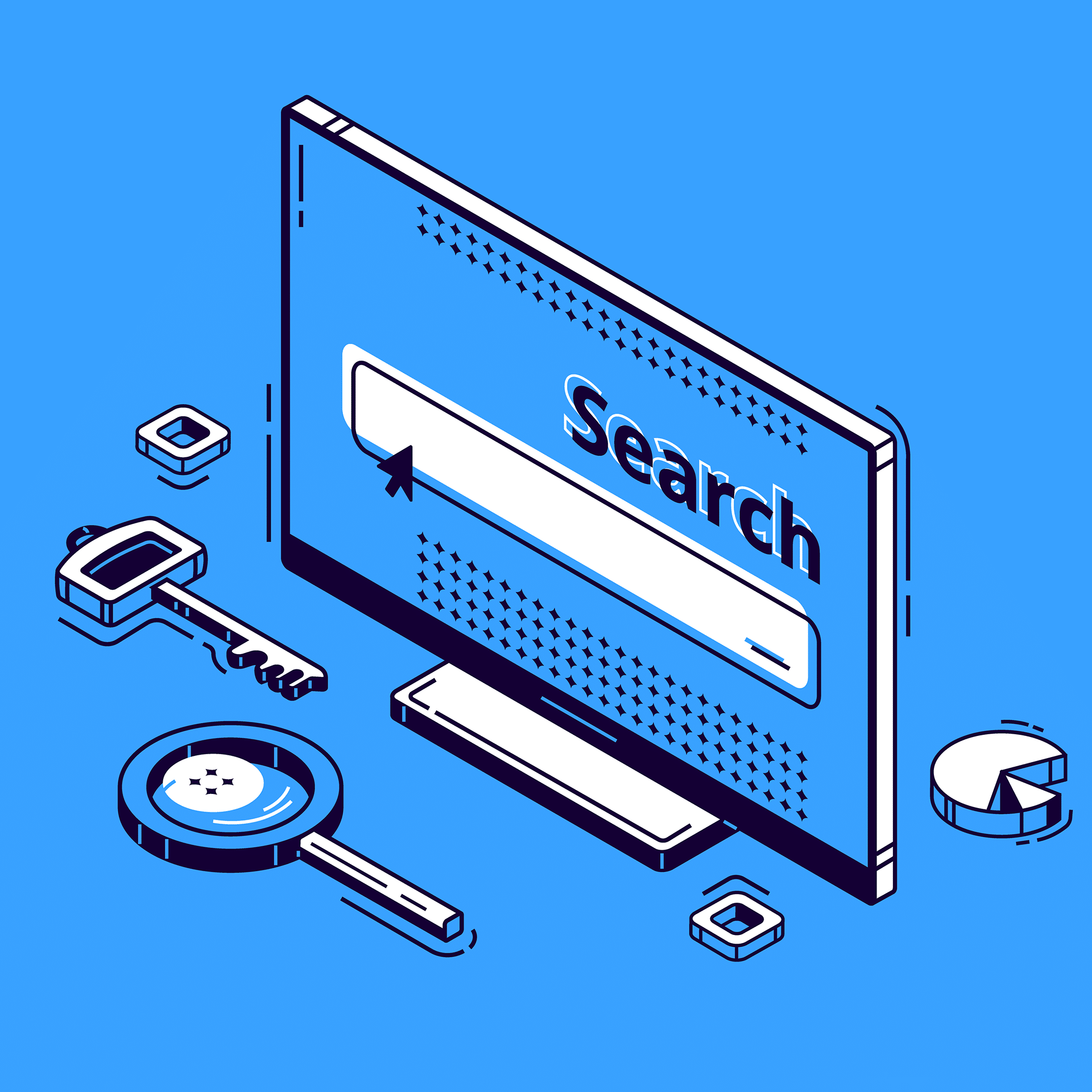 search engine marketing illustration
