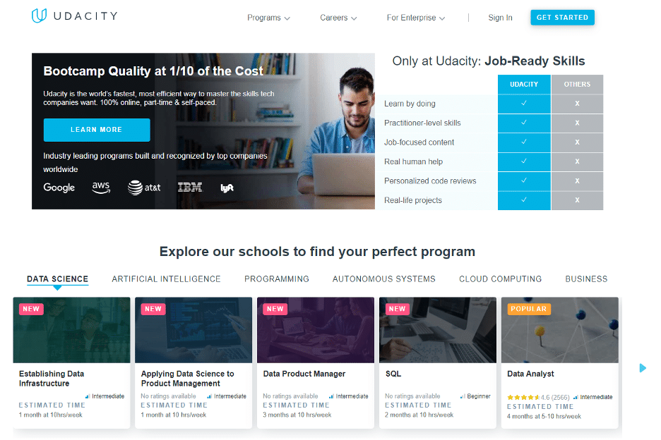 Udacity affiliate program